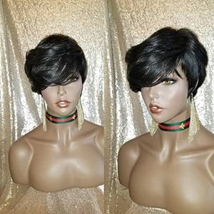 Pixie Cut Wigs Brazilian Human Hair Short Wigs 